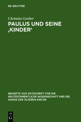 Paulus und seine &sbquo;Kinder' - Christine Gerber