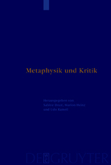 Metaphysik und Kritik - 