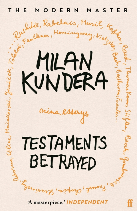 Testaments Betrayed -  Milan Kundera