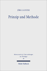 Prinzip und Methode - Jörg Lauster