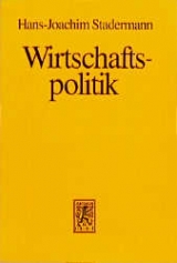 Wirtschaftspolitik - Hans-Joachim Stadermann