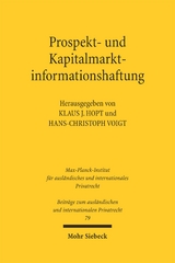 Prospekt- und Kapitalmarktinformationshaftung - 