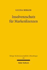 Insolvenzschutz f&uuml;r Markenlizenzen - Lucina Berger