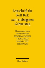 Festschrift für Rolf Birk zum siebzigsten Geburtstag - 