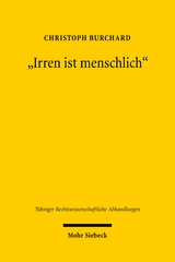 "Irren ist menschlich" - Christoph Burchard