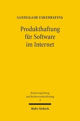 Produkthaftung f&uuml;r Software im Internet - Sandugash Uskenbayeva