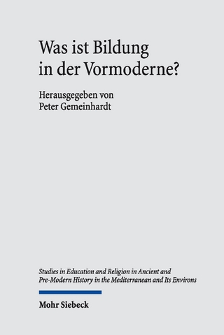 Was ist Bildung in der Vormoderne?
