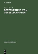 Besteuerung von Gesellschaften - Hanno Kirsch