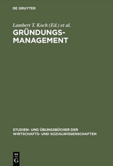 Gr&uuml;ndungsmanagement - 