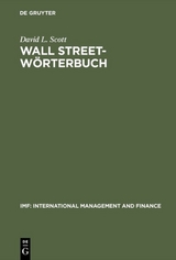 Wall Street-W&ouml;rterbuch - David L. Scott
