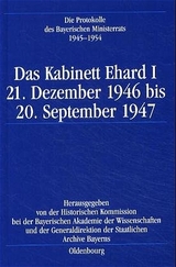 Die Protokolle des Bayerischen Ministerrats 1945-1954 / Das Kabinett Ehard I - 