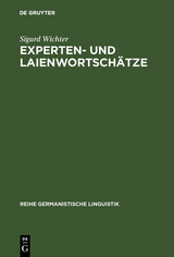Experten- und Laienwortsch&auml;tze - Sigurd Wichter