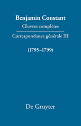 Correspondance 1795&ndash;1799