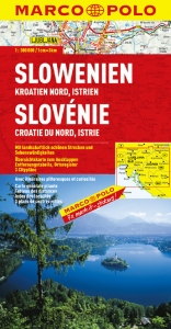 MARCO POLO L&auml;nderkarte Slowenien, Kroatien Nord, Istrien 1:300 000