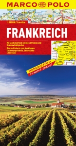 MARCO POLO L&auml;nderkarte Frankreich 1:800 000