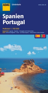 ADAC Länderkarte Spanien, Portugal 1:750.000 - 
