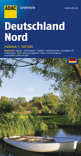 ADAC L&auml;nderKarte Deutschland Nord 1:500 000