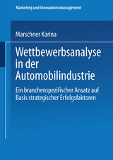 Wettbewerbsanalyse in der Automobilindustrie - Karina Marschner