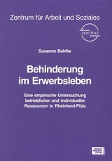Behinderung im Erwerbsleben - Susanne Bahlke
