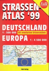 Falk Plan Straßenatlas 2000, Deutschland, Europa - 