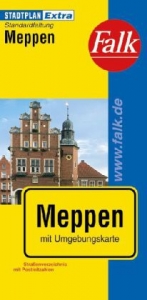 Falk Stadtplan Extra Standardfaltung Meppen 1:20 000
