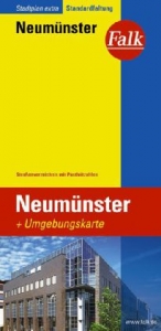 Falk Stadtplan Extra Standardfaltung Neum&uuml;nster 1:15 000