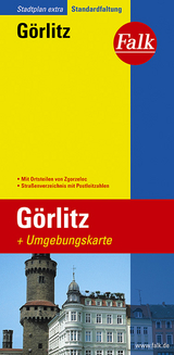Falk Stadtplan Extra Standardfaltung G&ouml;rlitz 1:17 500