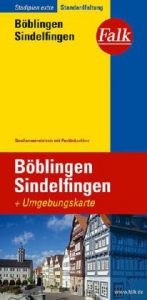 Falk Stadtplan Extra Standardfaltung B&ouml;blingen/Sindelfingen 1:19 500
