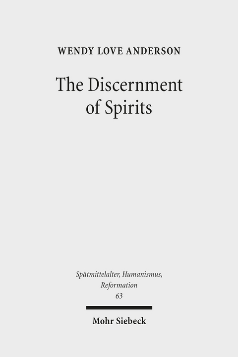 The Discernment of Spirits -  Wendy Love Anderson