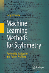 Machine Learning Methods for Stylometry - Jacques Savoy