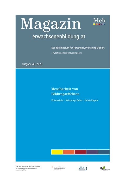 Messbarkeit von Bildungseffekten - 