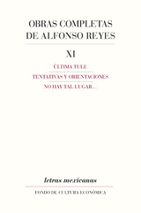 Obras completas, XI - Alfonso Reyes