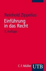 Einführung in das Recht - Reinhold Zippelius