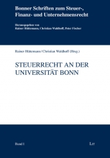 Steuerrecht an der Universit&auml;t Bonn - 