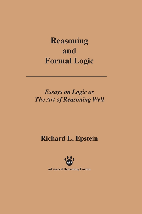 Reasoning and Formal Logic - Richard L Epstein