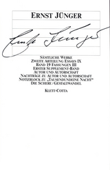S&auml;mtliche Werke. Werkausgabe in 22 B&auml;nden, komplett / Supplement-Ausgabe (S&auml;mtliche Werke. Werkausgabe in 22 B&auml;nden, Bd. ?) - Ernst J&uuml;nger