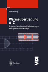 W&auml;rme&uuml;bertragung A-Z - Heinz Herwig