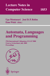 Automata, Languages and Programming - 