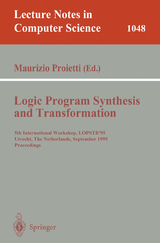 Logic Program Synthesis and Transformation - 