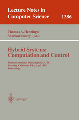 Hybrid Systems: Computation and Control - 