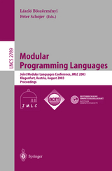 Modular Programming Languages - 