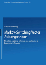 Markov-Switching Vector Autoregressions - Hans-Martin Krolzig
