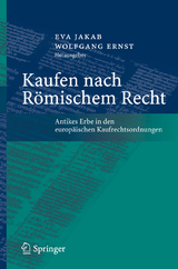Kaufen nach R&ouml;mischem Recht - 