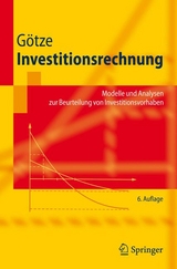 Investitionsrechnung - Uwe G&ouml;tze