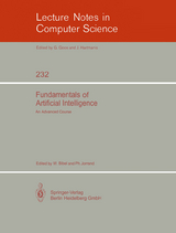 Fundamentals of Artificial Intelligence - Wolfgang Bibel, A.W. Biermann, J.P. Delgrande, G. Huet, Philippe Jorrand, J. Mylopoulos, E. Shapiro, M.E. Stickel