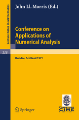 Conference on Applications of Numerical Analysis - 