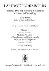 Magnetic Properties of Coordination and Organometallic Transition Metal Compounds / Magnetische Eigenschaften der Koordinations- und metallorganischen Verbindungen der &Uuml;bergangselemente - E. K&ouml;nig, G. K&ouml;nig