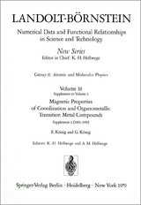 Magnetic Properties of Coordination and Organometallic Transition Metal Compounds / Magnetische Eigenschaften der Koordinations- und metallorganischen Verbindungen der &Uuml;bergangselemente - E. K&ouml;nig, G. K&ouml;nig