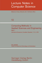 Computing Methods in Applied Sciences and Engineering - 