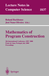 Mathematics of Program Construction - 